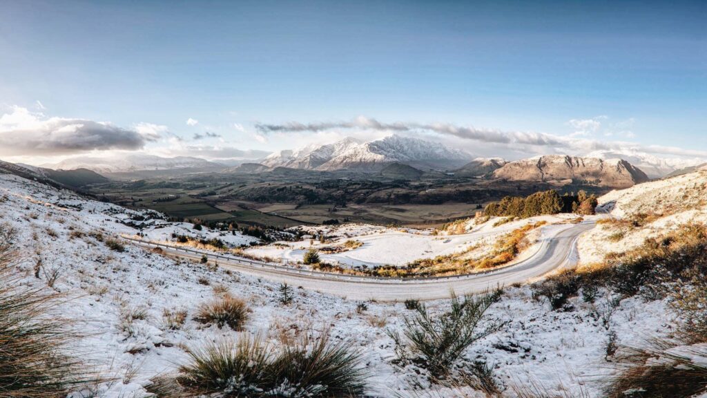 Winter landscape near Queenstown